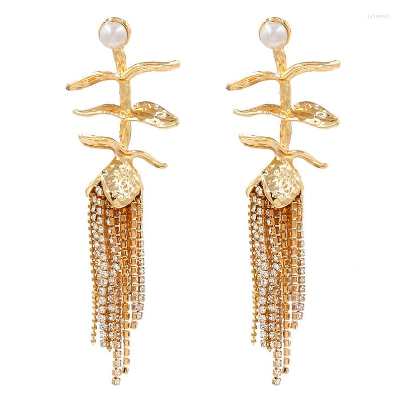 Dangle Earrings & Chandelier Temperament Golden Flower Tassel Long For Woman Party Casual JewelryDangle
Dangle Earrings & Chandelier Temperament Golden Flower Tassel Long For Woman Party Casual JewelryDangle
