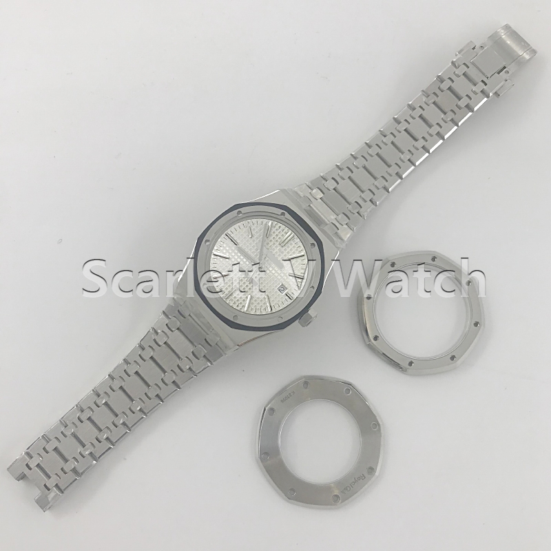 Factory Z Newest Edition Men's Mechanical Watch 41mm 15500 Super Perfect Quality Best Edition White Textured Dial Bracelet A3120, Color 2
Factory Z Newest Edition Men's Mechanical Watch 41mm 15500 Super Perfect Quality Best Edition White Textured Dial Bracelet A3120, Color 2