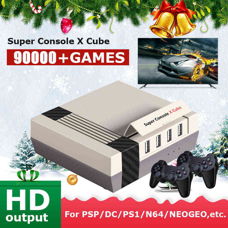 Portable Game Players Super Console X Cube For PSP/PS1/N64/DC/NES Classic Games Retro Video Game Console Built-in 90000 Games Wireless Controllers T220916
Portable Game Players Super Console X Cube For PSP/PS1/N64/DC/NES Classic Games Retro Video Game Console Built-in 90000 Games Wireless Controllers T220916