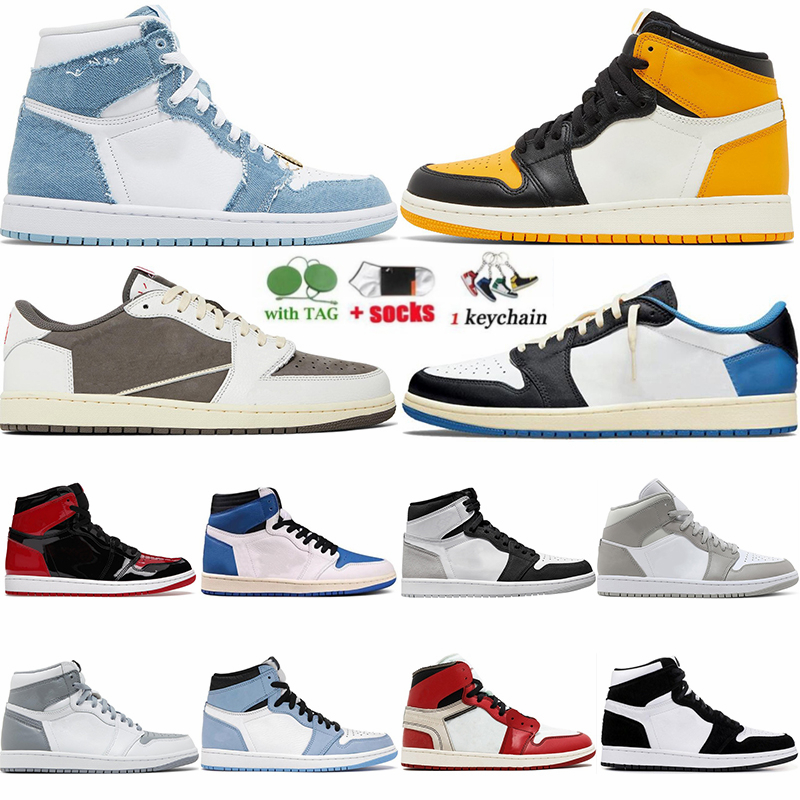 1 Basketball Shoes 1s Jumpman OG Denim Low Reverse Mocha Stealth Stage Haze University Blue Patent Bred Yellow Toe Mens Womens Designer Sneaker Trainers, 49
1 Basketball Shoes 1s Jumpman OG Denim Low Reverse Mocha Stealth Stage Haze University Blue Patent Bred Yellow Toe Mens Womens Designer Sneaker Trainers, 49