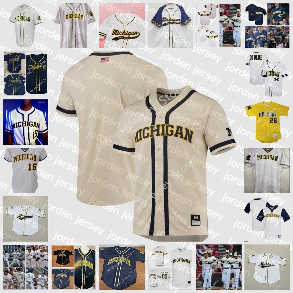 NEW College Wears Custom Stitched Michigan Wolverines Baseball Jersey 37 CHASE ALLEN 39 CONNOR O'HALLORAN 40 ANGELO SMITH 41 CHRIST, 15
NEW College Wears Custom Stitched Michigan Wolverines Baseball Jersey 37 CHASE ALLEN 39 CONNOR O'HALLORAN 40 ANGELO SMITH 41 CHRIST, 15