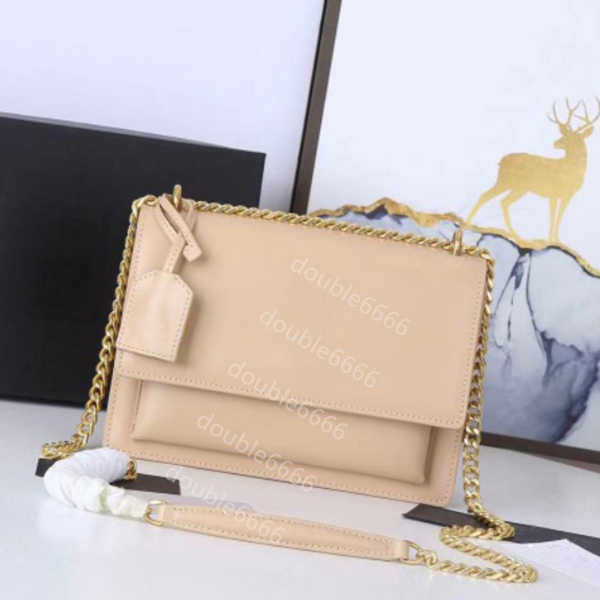 Luxury Designer sunset bag Classic latest color women Shoulder bags chain handbag Toothpick pattern leather womens Cross body handbags messenger bag Commuter Bag