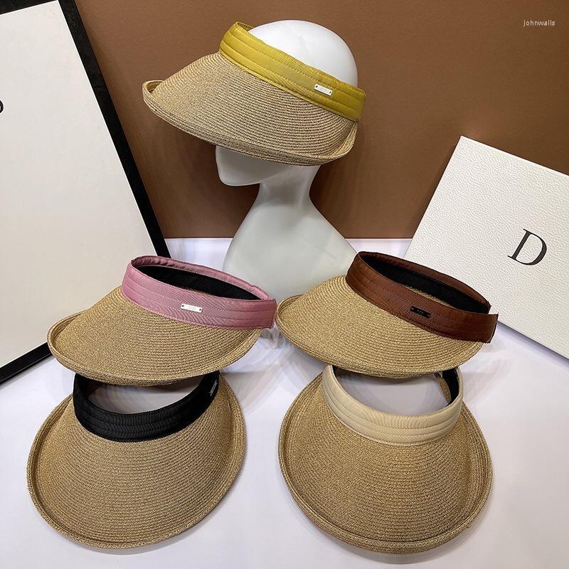 Wide Brim Hats Summer Women's Janpanese Stylish Uv Proteciont Sun Hat Ladies Large Visor Cap Topless Caps Sunscreen HatsWide, 002
Wide Brim Hats Summer Women's Janpanese Stylish Uv Proteciont Sun Hat Ladies Large Visor Cap Topless Caps Sunscreen HatsWide, 002