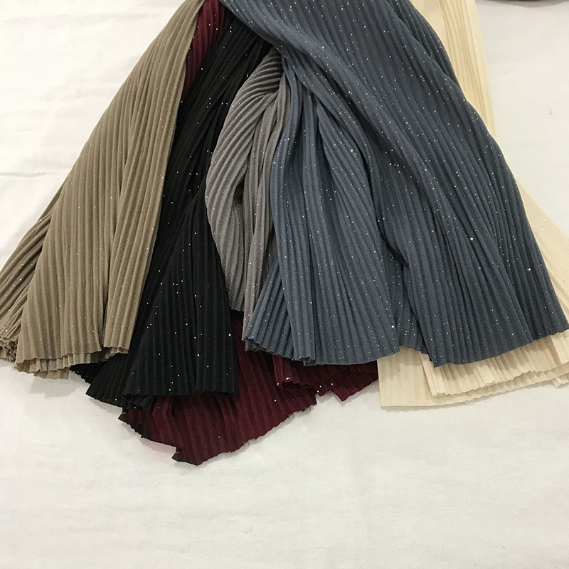 Women's Pants Capris DASSWEI Summer Blingbling Casual Elastic High Waist Sparkling Wide Leg Thin Loose Pleated Fashion 220916