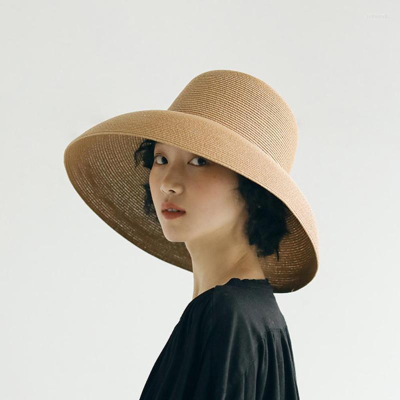 Wide Brim Hats Women Sun Hat Anti-ultraviolet Foldable Solid Color Straw Cap Summer Beach UV Protection Caps Simple HatsWide, White
Wide Brim Hats Women Sun Hat Anti-ultraviolet Foldable Solid Color Straw Cap Summer Beach UV Protection Caps Simple HatsWide, White