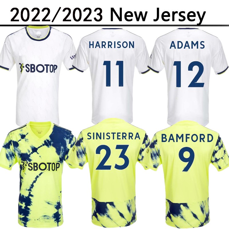 22 23 BAMFORD away Soccer Jerseys RAPHINHA HARRISON yellow Shirt 2022 2023 Leeds Unitedes JAMES MESLIER player fans Uniforms Men football shirt
22 23 BAMFORD away Soccer Jerseys RAPHINHA HARRISON yellow Shirt 2022 2023 Leeds Unitedes JAMES MESLIER player fans Uniforms Men football shirt