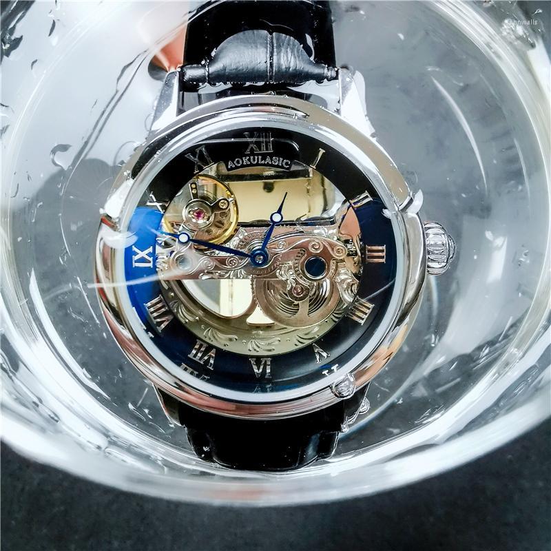 Wristwatches Men Transparent Design Mechanical Watch Automatic Sports Gear Skeleton Wristwatch Luxury Leather Belts Clock SaatiWristwatches, Leather rose black
Wristwatches Men Transparent Design Mechanical Watch Automatic Sports Gear Skeleton Wristwatch Luxury Leather Belts Clock SaatiWristwatches, Leather rose black