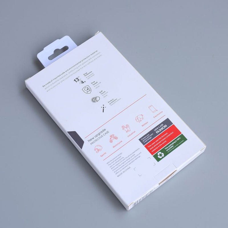 Universal White Cardboard Mobile Case Box Empty Phone Cases Retail Package Box Packaging For iPhone 14 13 12 11 Pro MAX 8 Plus Samsung S21 S22 Huawei 