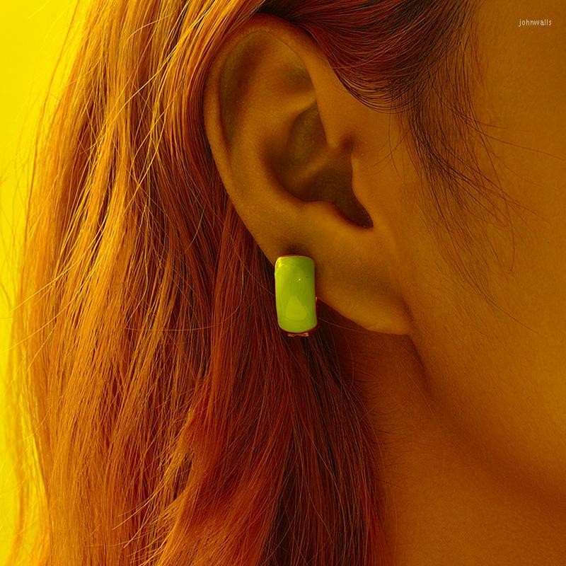Hoop Earrings & Huggie Simple Round Circle Dripping Oil Color Metal For Women Girls Fashion Chunky Earring Creative Jewelry GiftsHoop
Hoop Earrings & Huggie Simple Round Circle Dripping Oil Color Metal For Women Girls Fashion Chunky Earring Creative Jewelry GiftsHoop