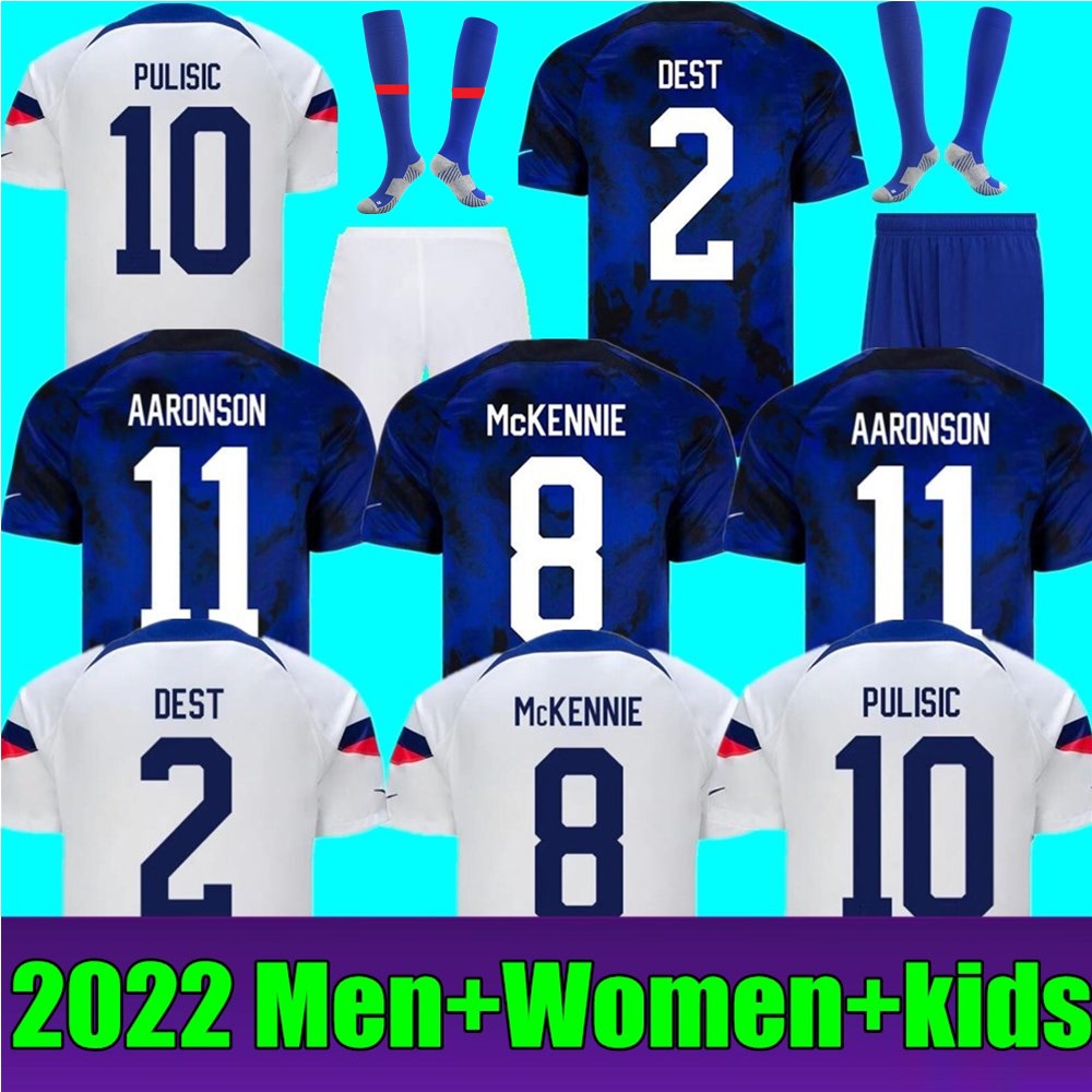 New 2022 PULISIC MCKENNIE Soccer Jersey ERTZ ALTIDORE PRESS WOOD MORGAN LLOYD 22 23 America Football Shirt United States Camisetas USA USMNT LLETGET Men Kids Uniform, Women home
New 2022 PULISIC MCKENNIE Soccer Jersey ERTZ ALTIDORE PRESS WOOD MORGAN LLOYD 22 23 America Football Shirt United States Camisetas USA USMNT LLETGET Men Kids Uniform, Women home