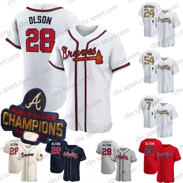 Champions Baseball Jerseys Ronald Acuna Jr. Dansby Swanson Jersey Matt Olson Austin Riley BRAVES Marcell Ozuna Adam Duvall Travis d'Arnaud, Coolbase men nk logo gold
Champions Baseball Jerseys Ronald Acuna Jr. Dansby Swanson Jersey Matt Olson Austin Riley BRAVES Marcell Ozuna Adam Duvall Travis d'Arnaud, Coolbase men nk logo gold