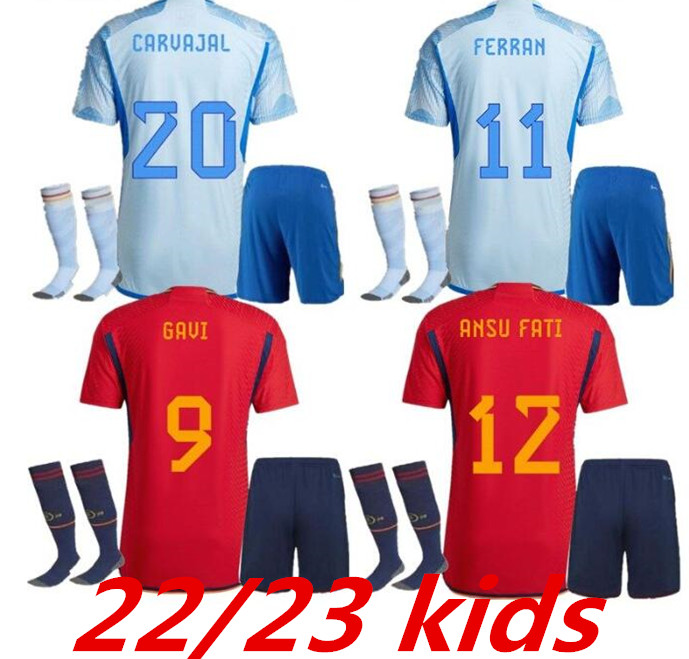 2022 2023 Spain soccer jerseys Espana #10 PEDRI MORATA FERRAN KOKE GAVI TORRES AZPILICUETA 22 23 WORLD RAMOS CUP kids kit socks football shirts child 999, Gold
2022 2023 Spain soccer jerseys Espana #10 PEDRI MORATA FERRAN KOKE GAVI TORRES AZPILICUETA 22 23 WORLD RAMOS CUP kids kit socks football shirts child 999, Gold