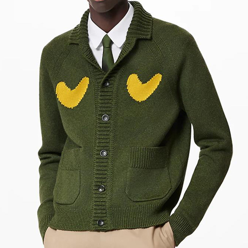 M0N0GRAM Tiger Knitting Sweater Cardigan Man Women Fashion V Neck Coat Highstreet Hip Hop FZMY0146, Army green
M0N0GRAM Tiger Knitting Sweater Cardigan Man Women Fashion V Neck Coat Highstreet Hip Hop FZMY0146, Army green