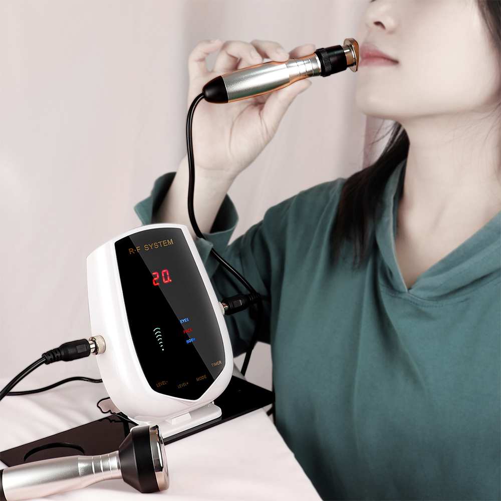 3 IN 1 RF Lifting Machine Skin Rejuvenation Radio Frequency 5MHz Facial Beauty Device Remove Double Chin Face Neck Anit-Wrinkle