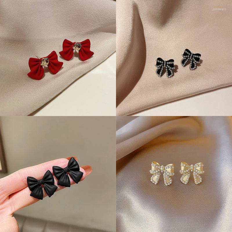 Dangle Earrings & Chandelier Bowknot Stud Black/red/white/pink Pearl For Women Cute Jewelry Female Aretes OrecchiniDangle
Dangle Earrings & Chandelier Bowknot Stud Black/red/white/pink Pearl For Women Cute Jewelry Female Aretes OrecchiniDangle