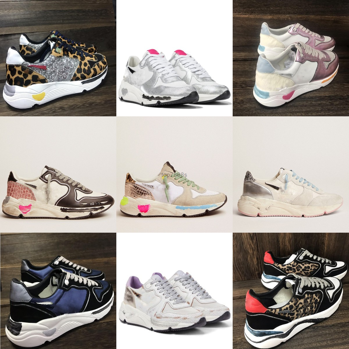 Goose Running Sole Shoes Dad Sneakers Golden New Release Breathable Mesh Inserts Sporty Chic Sneaker Spring Leather Italy Women ZKTE
Goose Running Sole Shoes Dad Sneakers Golden New Release Breathable Mesh Inserts Sporty Chic Sneaker Spring Leather Italy Women ZKTE