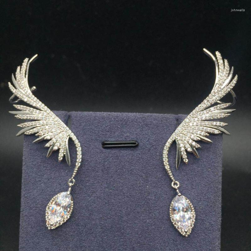 Backs Earrings Clip-on & Screw Back Trendy Luxury Cubic Zirconia Stone Waterdrop Pendant Angel Wing Ear Cuff For Women Autumn Collection
Backs Earrings Clip-on & Screw Back Trendy Luxury Cubic Zirconia Stone Waterdrop Pendant Angel Wing Ear Cuff For Women Autumn Collection