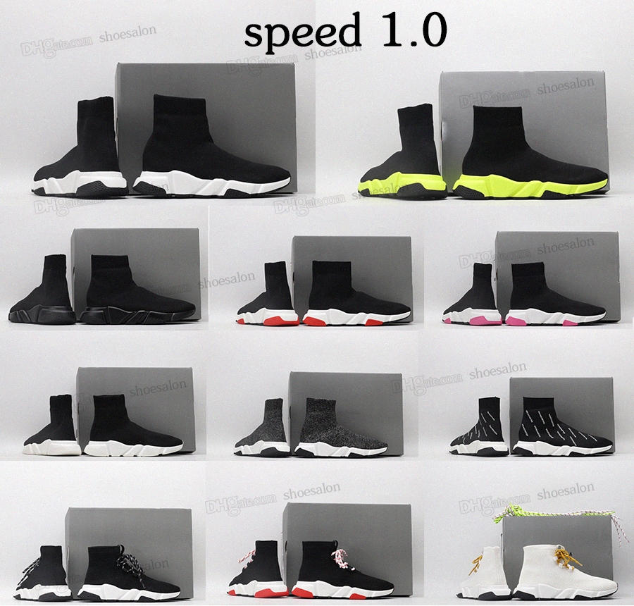 2022 designer Mens sock Casual shoes Platform womens women Sneakers speed Runner trainer 1.0 lace-up Triple Black White Classic with Lace jogging walking, Shoesalon
2022 designer Mens sock Casual shoes Platform womens women Sneakers speed Runner trainer 1.0 lace-up Triple Black White Classic with Lace jogging walking, Shoesalon