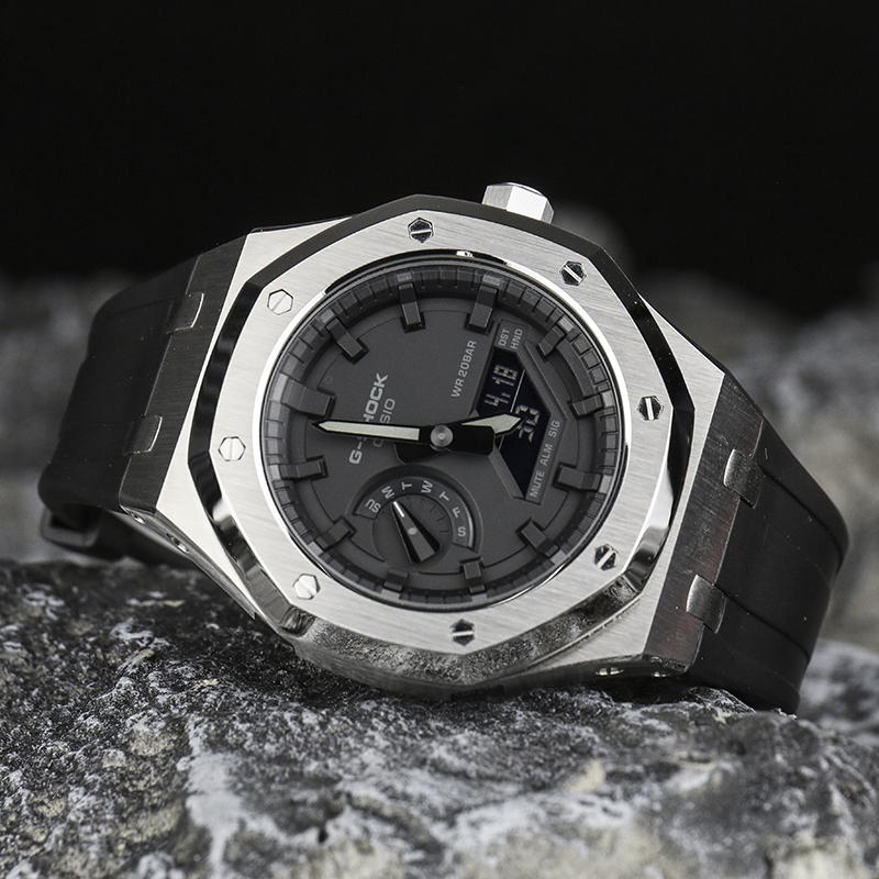 Watches Wristwatches Gshock Watch Men's Ga2100 Modified Farm Oak Octagon Metal Sports Steel Heart Wrist
Watches Wristwatches Gshock Watch Men's Ga2100 Modified Farm Oak Octagon Metal Sports Steel Heart Wrist
