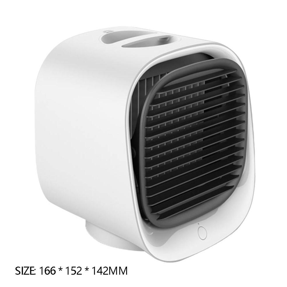 300mL Mini Portable Air Conditioner 3 Level Conditioning Humidifier Purifier USB Desktop Air Cooler Fan with Water Tank243z