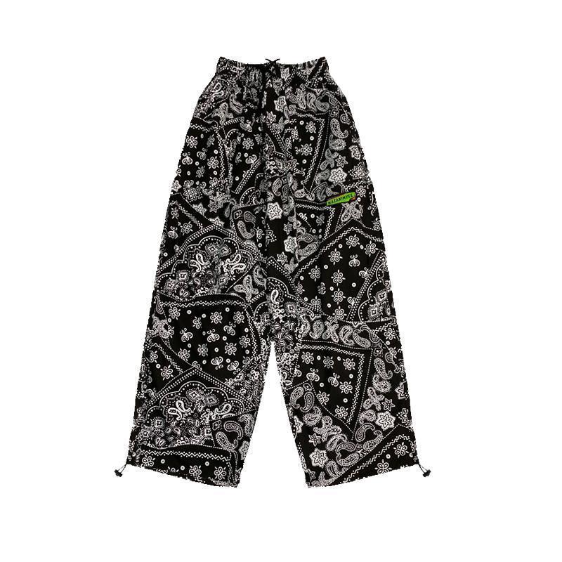 Women's Pants Capris Wide Leg Pants Women Harajuku Chic High Waist Trendy BF Style Teens Unisex Trousers Preppy Print Casual Schoolgirls Streetwe