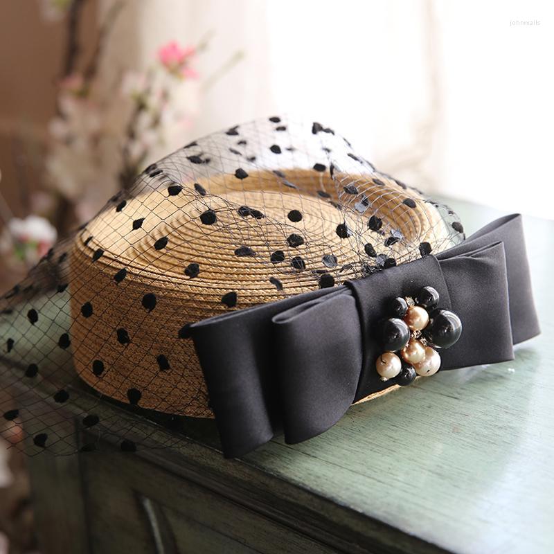 Berets Chic Straw Fascinator Hat Women Face Veil Bow Wedding Headpiece Elegant Ladies Fancy Party Show HeadwearBerets BeretsBerets
Berets Chic Straw Fascinator Hat Women Face Veil Bow Wedding Headpiece Elegant Ladies Fancy Party Show HeadwearBerets BeretsBerets
