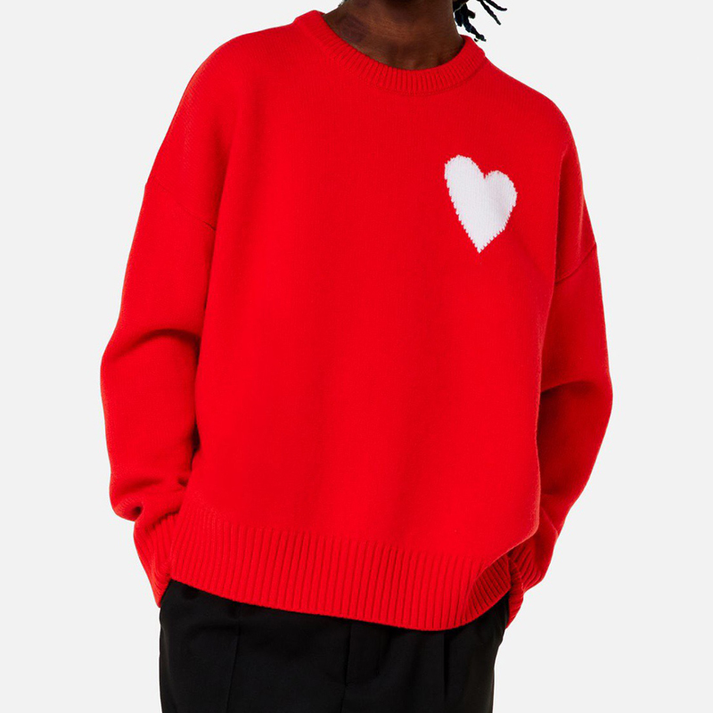 Heart A Knitting Sweater Man Women Fashion Crew Neck Coat Highstreet Hip Hop FZMY0151, Black
Heart A Knitting Sweater Man Women Fashion Crew Neck Coat Highstreet Hip Hop FZMY0151, Black