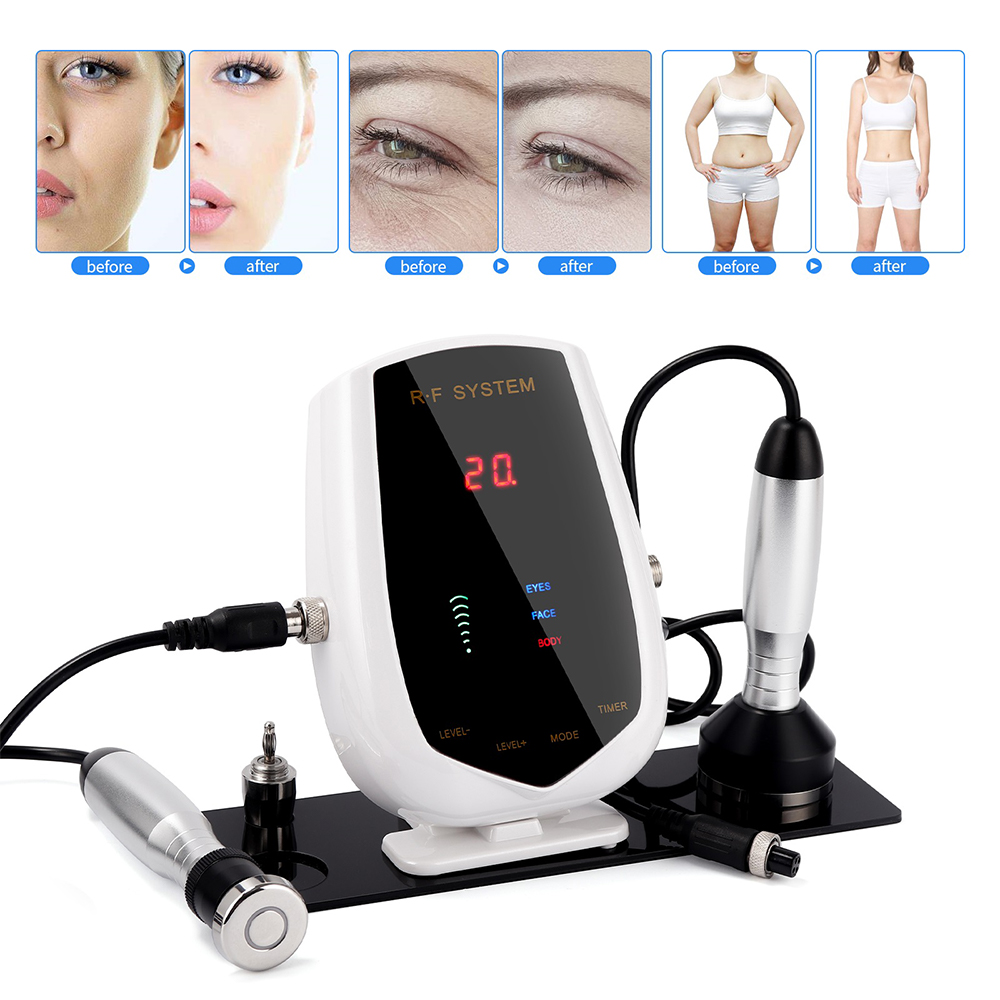 3 IN 1 RF Lifting Machine Skin Rejuvenation Radio Frequency 5MHz Facial Beauty Device Remove Double Chin Face Neck Anit-Wrinkle