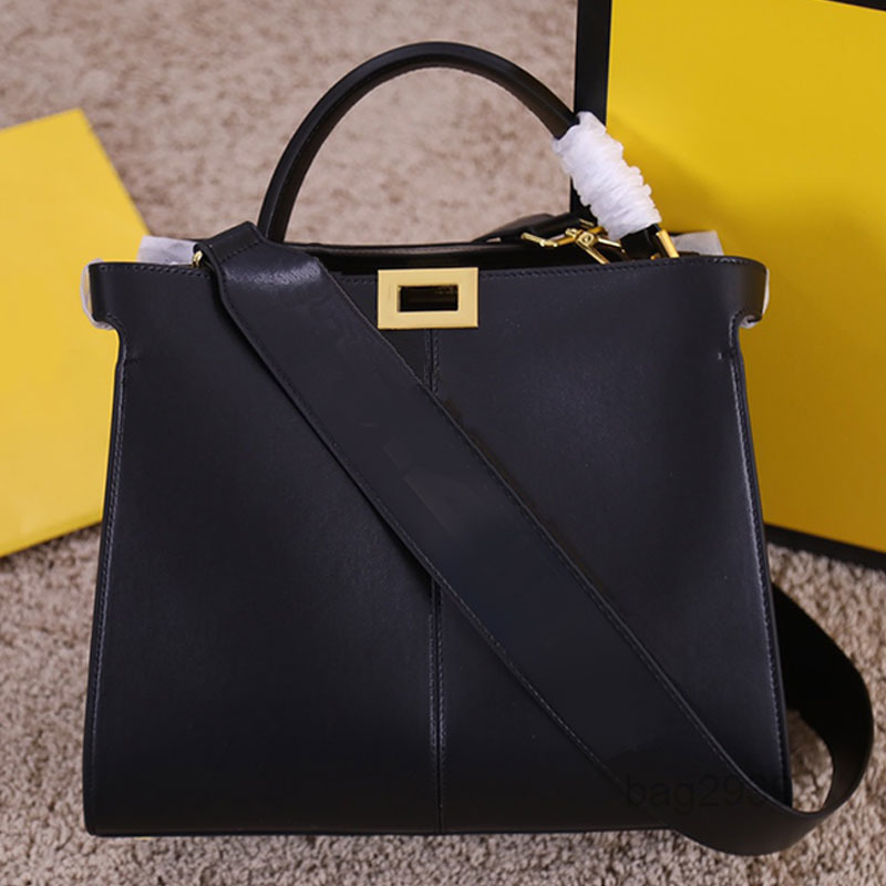 Evening Bags Quality Top Handbag Crossbody Bags Shoulder Strap Fashion Letter Plain Classic Tote Bags Square Rotary Lock Genuine Leather La