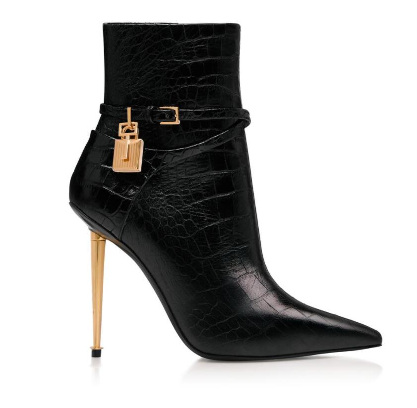 Luxury Tom-fords-boots women ankle boots thin heel brand designer woman Belt boot padlock and gold heeled pointy toe dress wedding party gift with box
Luxury Tom-fords-boots women ankle boots thin heel brand designer woman Belt boot padlock and gold heeled pointy toe dress wedding party gift with box