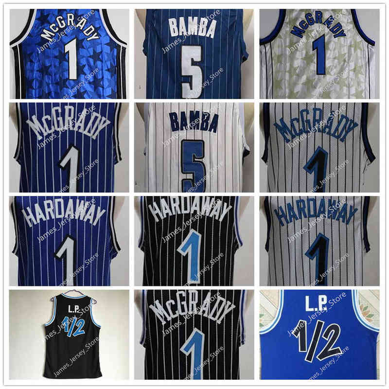 College Basketball Wears College Basketball Mohamed Bamba Jersey Tracy McGrady Penny Hardaway LP Anfernee Vintage Stitched Black Blue White Breathable Sports 202
