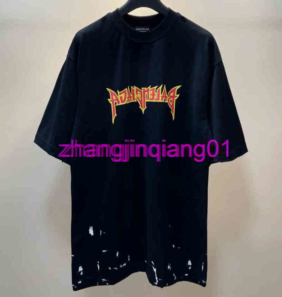 Designer Balanciagas T Shirt Vintage Oversized Sweat Luxe Fashion Summer Graffiti Print Short Men And Women New BB Balenciga Tee
Designer Balanciagas T Shirt Vintage Oversized Sweat Luxe Fashion Summer Graffiti Print Short Men And Women New BB Balenciga Tee
