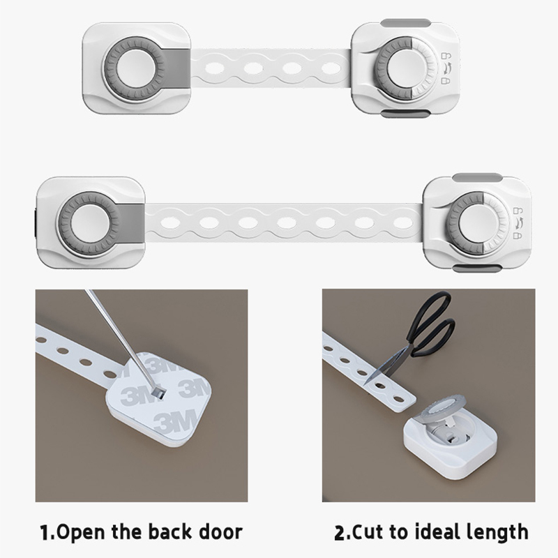 4 Pcs Security Protection Lock for Children Home Safety For Baby Door Locker Security Goods Child Locks Safety Barrier 220816