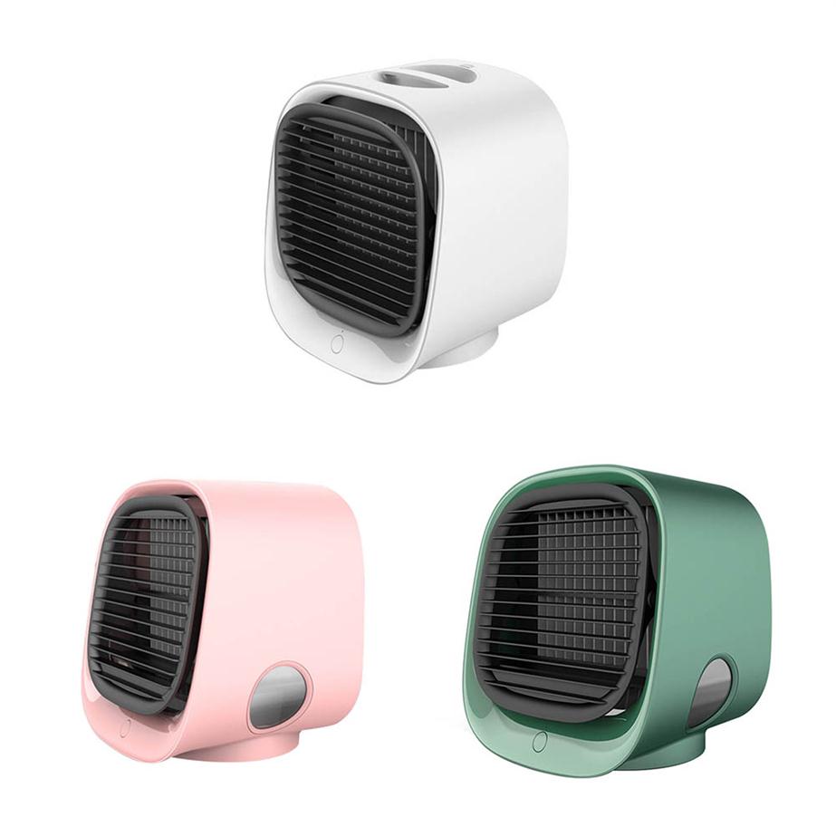 300mL Mini Portable Air Conditioner 3 Level Conditioning Humidifier Purifier USB Desktop Air Cooler Fan with Water Tank243z
