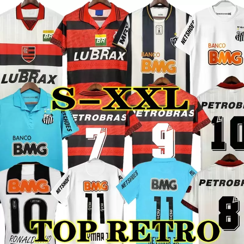 Neymar JR Ronaldinho Retro 95 96 flamengo Soccer Jersey 03 04 12 13 Santos 1995 100th Anniversary Romario 2013 Atletico Mineiro classic football shirts vintage 2012, 03 04 home
Neymar JR Ronaldinho Retro 95 96 flamengo Soccer Jersey 03 04 12 13 Santos 1995 100th Anniversary Romario 2013 Atletico Mineiro classic football shirts vintage 2012, 03 04 home