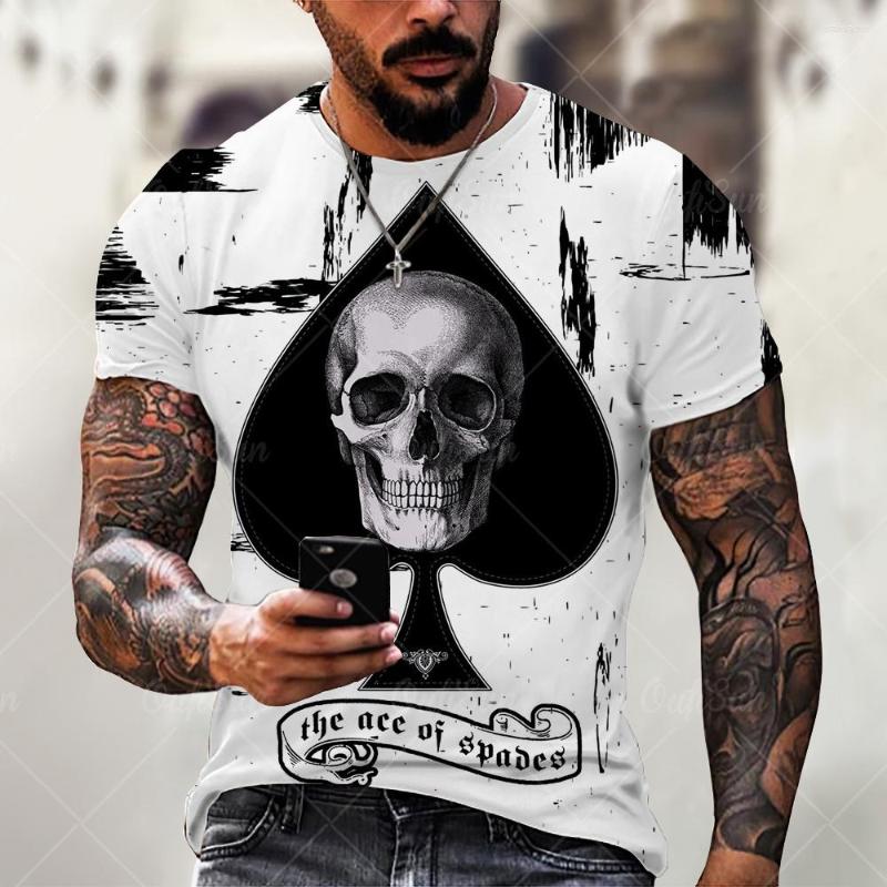 Men's T Shirts Summer 3D Printed Oversized T-Shirt 2022 Comfortable Breathable Crew Neck Horror Skull Spade Poker, Ofsm-00692
Men's T Shirts Summer 3D Printed Oversized T-Shirt 2022 Comfortable Breathable Crew Neck Horror Skull Spade Poker, Ofsm-00692