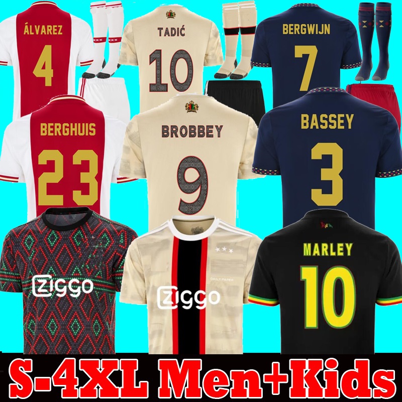 22 23 AJAXS Soccer Jerseys TADIC BERGWIJN ANTONY BASSEY BROBBEY football shirt men kids socks Fans Player Version -4XL, Away+ucl
22 23 AJAXS Soccer Jerseys TADIC BERGWIJN ANTONY BASSEY BROBBEY football shirt men kids socks Fans Player Version -4XL, Away+ucl