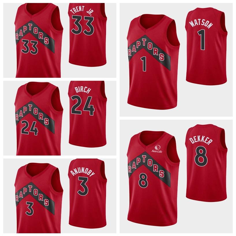 Toronto''Raptors''Men Icon Sam Dekker Khem Birch Paul Watson Gary Trent Jr OG Anunoby Red Basketball Swingman 2020259E
Toronto''Raptors''Men Icon Sam Dekker Khem Birch Paul Watson Gary Trent Jr OG Anunoby Red Basketball Swingman 2020259E