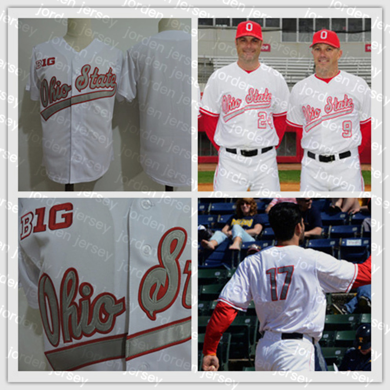 NEW College Wears NCAA Custom Ohio State Buckeyes Baseball Jersey P.Murphy Seth Kinker Ryan Feltner Foppe B.Todd Steve Arlin D.Jord, White
NEW College Wears NCAA Custom Ohio State Buckeyes Baseball Jersey P.Murphy Seth Kinker Ryan Feltner Foppe B.Todd Steve Arlin D.Jord, White
