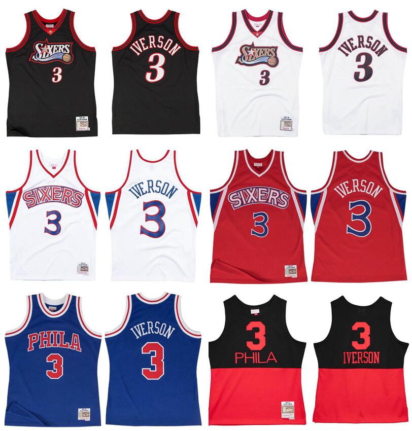 Basketball Jerseys Allen Iverson Mitchell & Ness 1996-97 98 01 03 Hardwoods Classics retro Men Women Youth throwback jersey, With logo
Basketball Jerseys Allen Iverson Mitchell & Ness 1996-97 98 01 03 Hardwoods Classics retro Men Women Youth throwback jersey, With logo