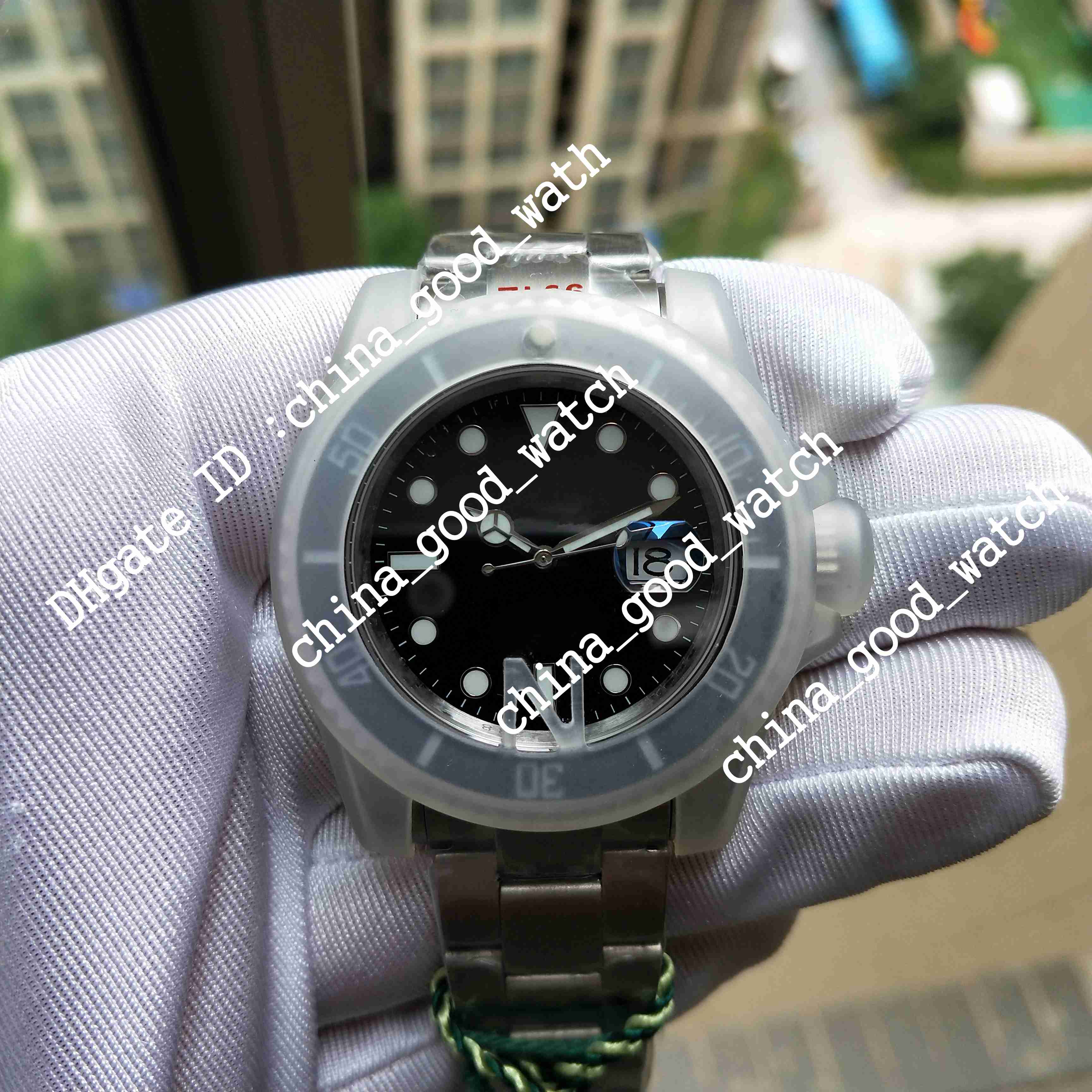 Supe N Factory Watch V5 Version Black Dial Mens Automatic Movement 40MM Men Classic 116610 904L Stainless Steel Strap Diver Luminous 126610 Watches Wristwatches