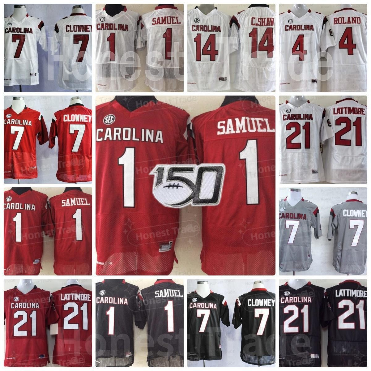 1 Deebo Samuel NCAA South Football Jersey 19 Jake Bentley 7 Jadeveon Clowney 21 Marcus Lattimore College Stitched Mens Jerseys 150TH, Men;as
1 Deebo Samuel NCAA South Football Jersey 19 Jake Bentley 7 Jadeveon Clowney 21 Marcus Lattimore College Stitched Mens Jerseys 150TH, Men;as