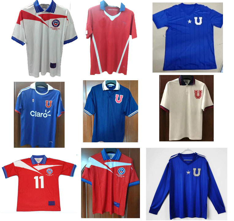Soccer Jersey 96 98 99 2011 Universidad de Chile Retro L. RODRIGUEZ E. VARGAS SALAS MORA MUSRRI Home Blue Away White Commemorative Edition Football Shirt, Red
Soccer Jersey 96 98 99 2011 Universidad de Chile Retro L. RODRIGUEZ E. VARGAS SALAS MORA MUSRRI Home Blue Away White Commemorative Edition Football Shirt, Red