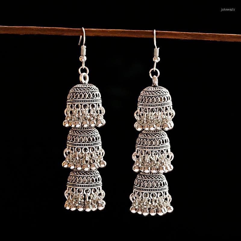 Dangle Earrings & Chandelier Women's Ethnic Retro Silver Color Bell Jhumka Wedding Jewelry Classic Vintage Alloy Tassel BijouxDangle Dan
Dangle Earrings & Chandelier Women's Ethnic Retro Silver Color Bell Jhumka Wedding Jewelry Classic Vintage Alloy Tassel BijouxDangle Dan