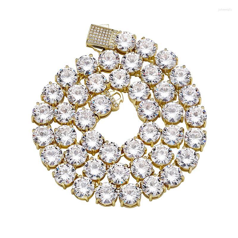 Chains Hip Hop Claw Setting Round CZ Stone Bling Iced Out 10mm Tennis Link Chain Chokers Necklaces For Men Women Unisex Rapper JewelryChains
Chains Hip Hop Claw Setting Round CZ Stone Bling Iced Out 10mm Tennis Link Chain Chokers Necklaces For Men Women Unisex Rapper JewelryChains