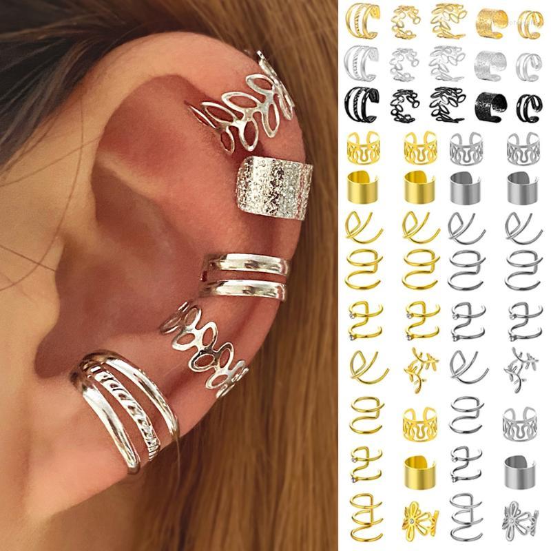 Backs Earrings Clip-on & Screw Back Silver Color Leaves Ear Cuff Non-Piercing Clips Fake Cartilage Clip For Women Men Wholesale
Backs Earrings Clip-on & Screw Back Silver Color Leaves Ear Cuff Non-Piercing Clips Fake Cartilage Clip For Women Men Wholesale