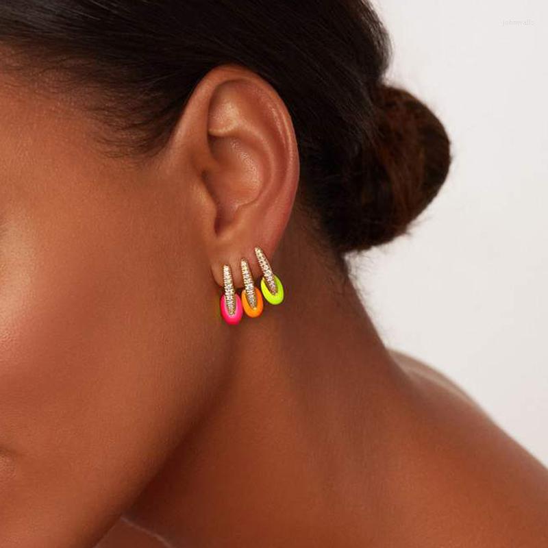 Hoop Earrings & Huggie Gold Color Rainbow Cany Neon Enamel Fashion Girl Women Jewelry CZ Small Circle Hoops Multi Piercing Earring
Hoop Earrings & Huggie Gold Color Rainbow Cany Neon Enamel Fashion Girl Women Jewelry CZ Small Circle Hoops Multi Piercing Earring