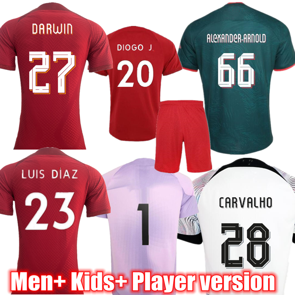 Up To 4XL LUIS DIAZ DARWIN Soccer Jerseys 2022-23 CARVALHO ELLIOTT Home red away Fan Player version Football Shirts 3rd Men kids Soccer Trainning kit, Goal keeper shirt
Up To 4XL LUIS DIAZ DARWIN Soccer Jerseys 2022-23 CARVALHO ELLIOTT Home red away Fan Player version Football Shirts 3rd Men kids Soccer Trainning kit, Goal keeper shirt