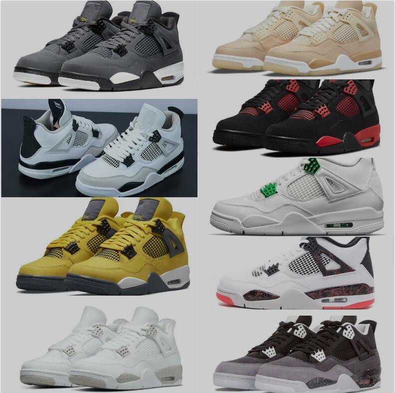 Basketball Shoes Sports Sneakers Military Black Cat Sail Red Thunder Blue Cool Grey Jumpman 4 4S For Men Women Jumpman4S Sneaker Wite Oreo Mens Eur 36-47, Box
Basketball Shoes Sports Sneakers Military Black Cat Sail Red Thunder Blue Cool Grey Jumpman 4 4S For Men Women Jumpman4S Sneaker Wite Oreo Mens Eur 36-47, Box