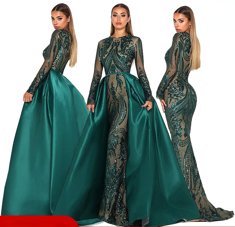 2022 Sparkly Sequins Mermaid Evening Dresses Wear Black Girls Jewel Neck Illusion Long Graduation Dress Plus Size Formal Sequined Prom Gowns, Silver
2022 Sparkly Sequins Mermaid Evening Dresses Wear Black Girls Jewel Neck Illusion Long Graduation Dress Plus Size Formal Sequined Prom Gowns, Silver